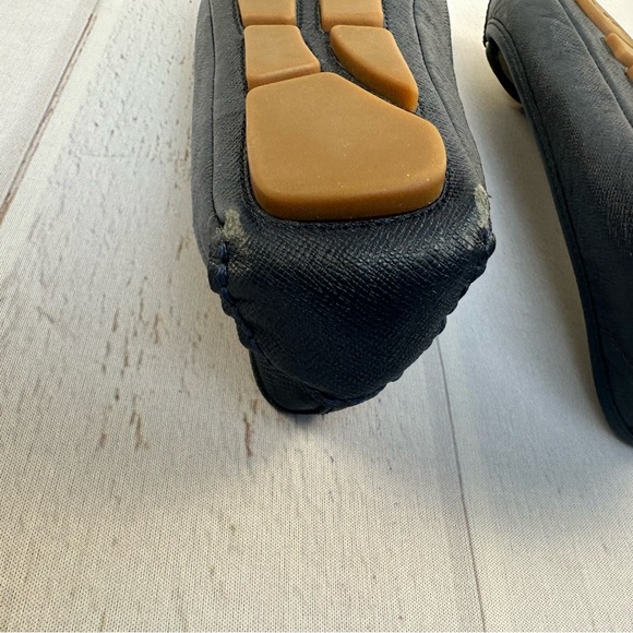 Michael Kors Navy Blue Fulton Moccasin Ballet Flat Size 9.5 - Picture 12 of 15